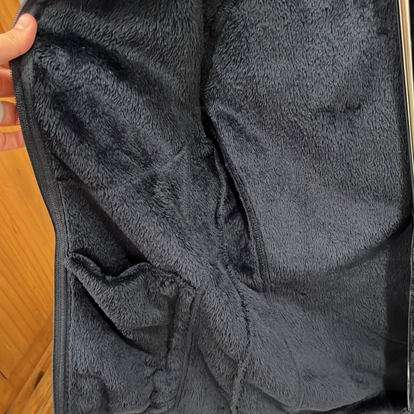Navy Soft Fleece Zip Jacket - Picture 8 of 9